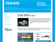 Tablet Screenshot of club500slipway.com
